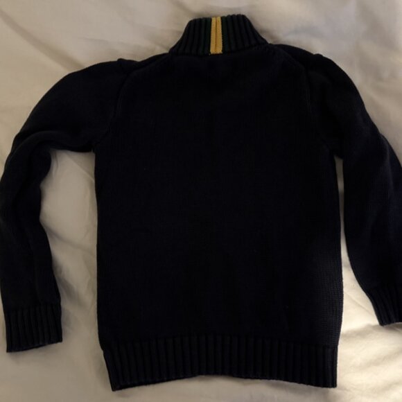 LIMITED EDITION POLO RALPH LAUREN SIZE 6 ZIP-UP CARDIGAN-STYLE KID HOODIE - Picture 3 of 3